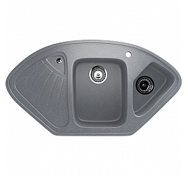 Мойка кухонная Ulgran U-501 103 см графитовый