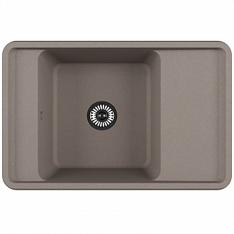 Мойка кухонная Акватон Беллис 78 1A725032BS250 78 см серый шелк