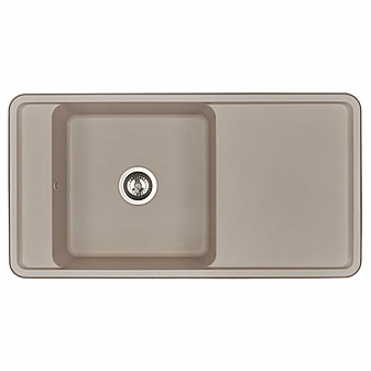 Мойка кухонная Акватон Беллис 97 1A725132BS250 97 см серый шелк