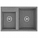 Мойка кухонная Акватон Делия 78 DBL 1A723132DE230 78 см серый