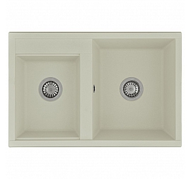 Мойка кухонная Акватон Делия 78 DBL 1A723132DE240 78 см жемчуг