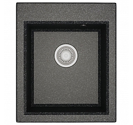 Мойка кухонная Акватон Линеа 43 1A732932LW210 43 см графит