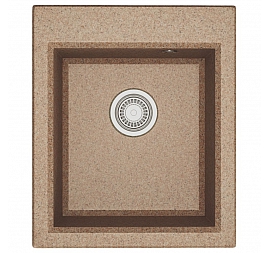 Мойка кухонная Акватон Линеа 43 1A732932LW220 43 см песочный