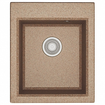 Мойка кухонная Акватон Линеа 43 1A732932LW220 43 см песочный