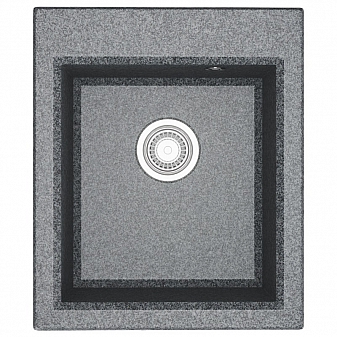 Мойка кухонная Акватон Линеа 43 1A732932LW230 43 см серый