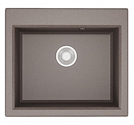 Мойка кухонная Акватон Линеа 58 1A733032LW250 58 см серый шелк