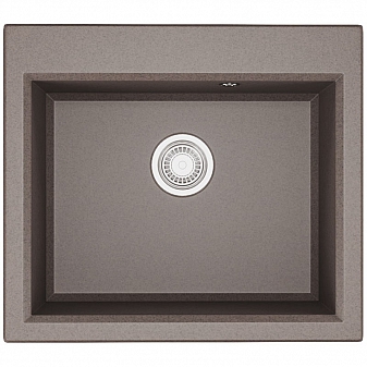 Мойка кухонная Акватон Линеа 58 1A733032LW250 58 см серый шелк