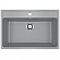 Мойка кухонная Ulgran U-600 76 см графитовый