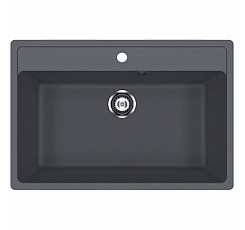 Мойка кухонная Ulgran U-600 76 см антрацит