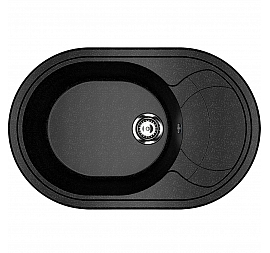 Мойка кухонная Ulgran U-610 78 см черный