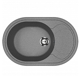 Мойка кухонная Ulgran U-610 78 см темно-серый