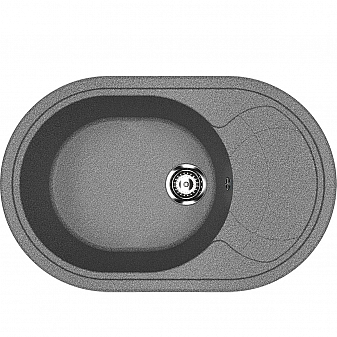 Мойка кухонная Ulgran U-610 78 см темно-серый