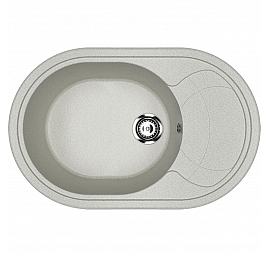 Мойка кухонная Ulgran U-610 78 см серый