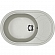 Мойка кухонная Ulgran U-610 78 см серый