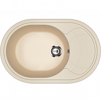 Мойка кухонная Ulgran U-610 78 см бежевый
