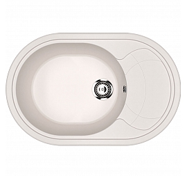 Мойка кухонная Ulgran U-610 78 см белый