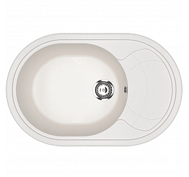 Мойка кухонная Ulgran U-610 78 см ультра-белый