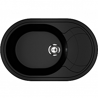 Мойка кухонная Ulgran U-610 78 см ультра-черный