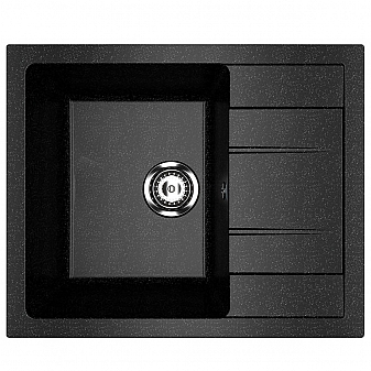 Мойка кухонная Ulgran U-607 61 см черный