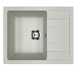 Мойка кухонная Ulgran U-607 61 см серый