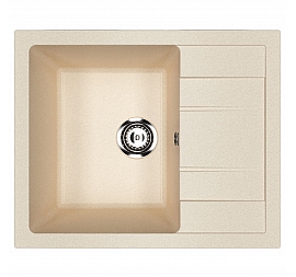 Мойка кухонная Ulgran U-607 61 см бежевый
