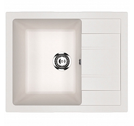 Мойка кухонная Ulgran U-607 61 см белый