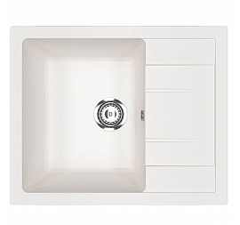 Мойка кухонная Ulgran U-607 61 см ультра-белый
