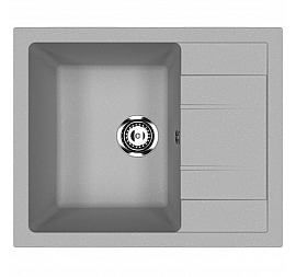 Мойка кухонная Ulgran U-607 61 см графитовый