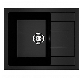 Мойка кухонная Ulgran U-607 61 см ультра-черный