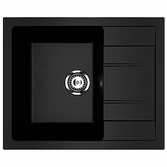 Мойка кухонная Ulgran U-607 61 см ультра-черный