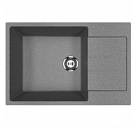 Мойка кухонная Ulgran U-602 76 см темно-серый