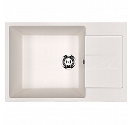 Мойка кухонная Ulgran U-602 76 см белый