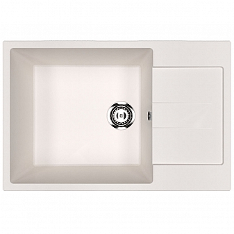 Мойка кухонная Ulgran U-602 76 см белый