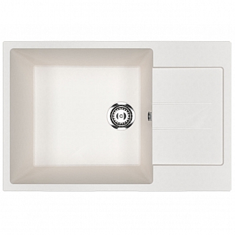 Мойка кухонная Ulgran U-602 76 см ультра-белый