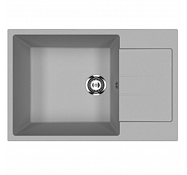 Мойка кухонная Ulgran U-602 76 см графитовый