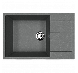 Мойка кухонная Ulgran U-602 76 см антрацит