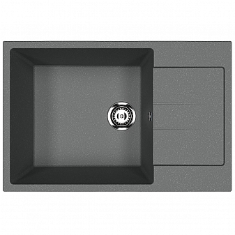 Мойка кухонная Ulgran U-602 76 см антрацит