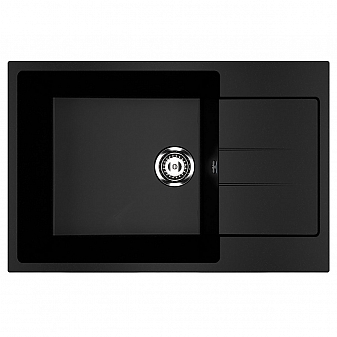 Мойка кухонная Ulgran U-602 76 см ультра-черный