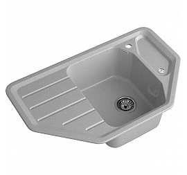 Мойка кухонная GranFest Corner 800E 79 см серый