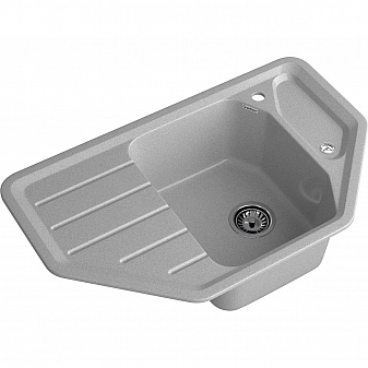 Мойка кухонная GranFest Corner 800E 79 см серый