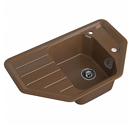 Мойка кухонная GranFest Corner 800E 79 см терракот