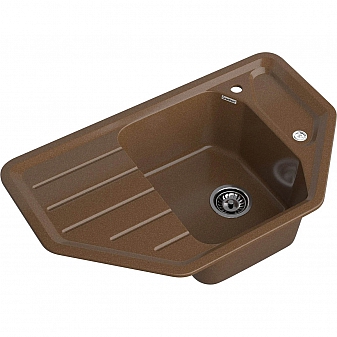 Мойка кухонная GranFest Corner 800E 79 см терракот
