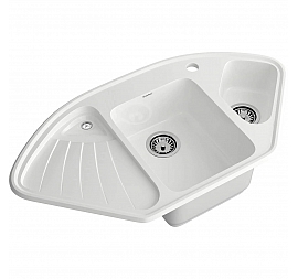 Мойка кухонная GranFest Corner 1040E 104 см иней