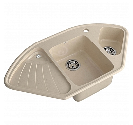 Мойка кухонная GranFest Corner 1040E 104 см кашемир