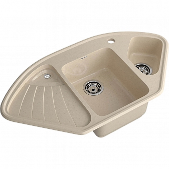 Мойка кухонная GranFest Corner 1040E 104 см кашемир