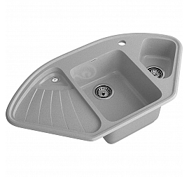 Мойка кухонная GranFest Corner 1040E 104 см серый