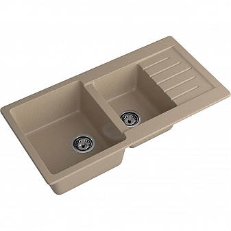 Мойка кухонная GranFest Practik 980KL 98 см песочный