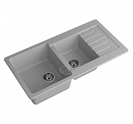 Мойка кухонная GranFest Practik 980KL 98 см серый