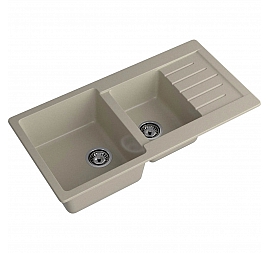 Мойка кухонная GranFest Practik 980KL 98 см топаз