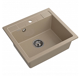Мойка кухонная GranFest Quadro 561 56 см песочный